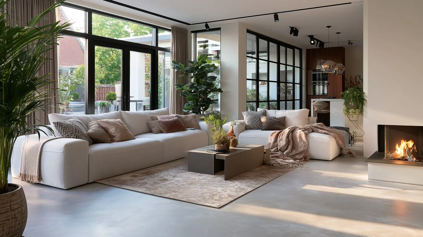 Microcement vloer in Arnhem