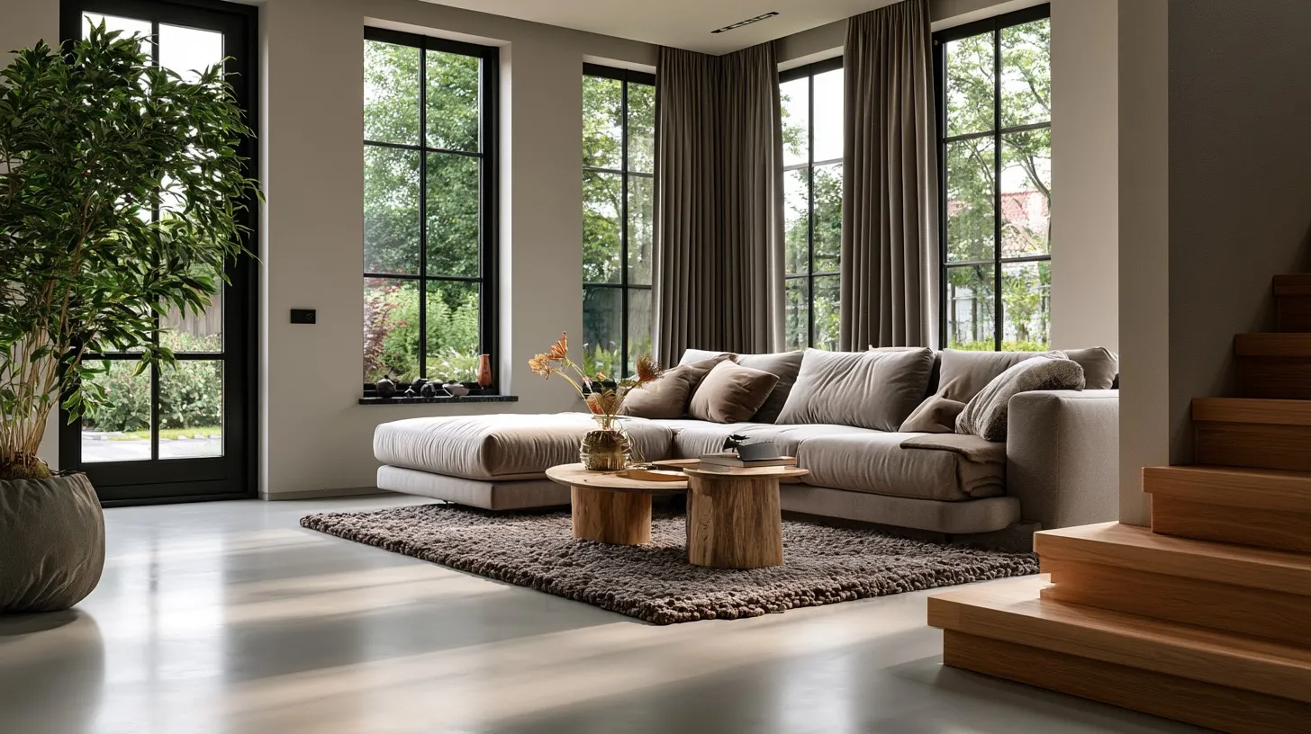 Microcement vloer in Vught
