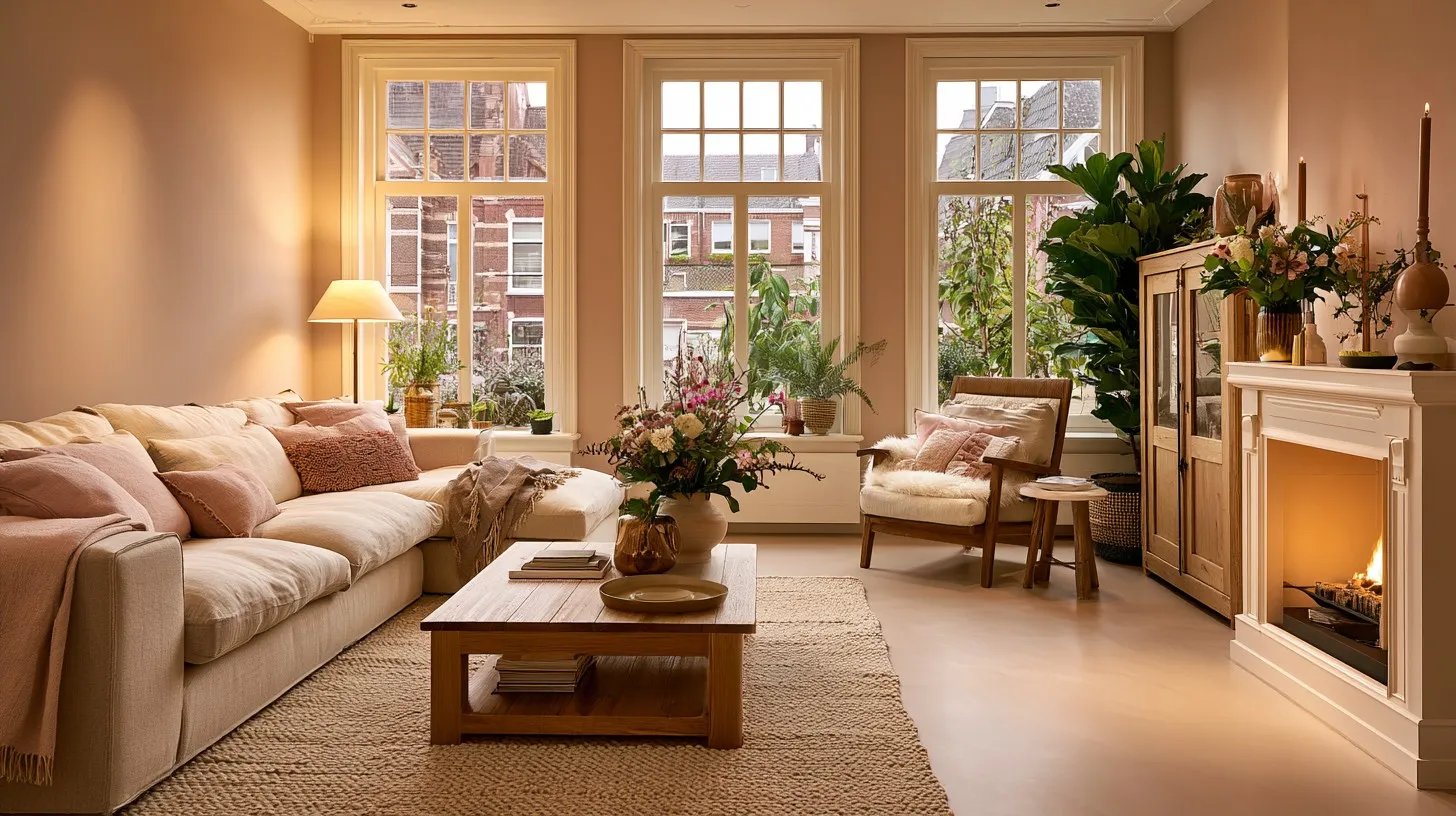 Microcement — Microcement vloer in de woonkamer: naadloos en warm