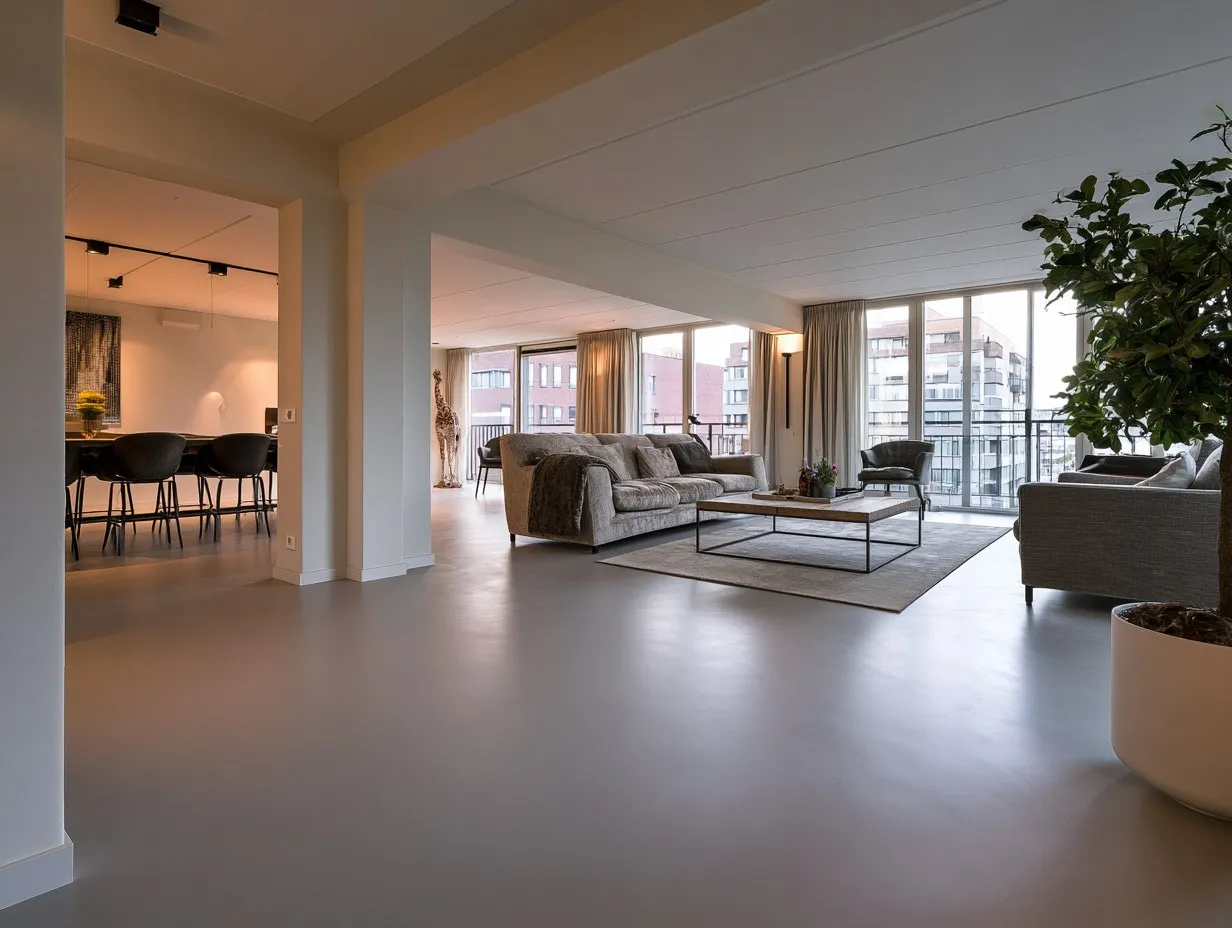 Project Rotterdam — woonkamer in de kleur Perla