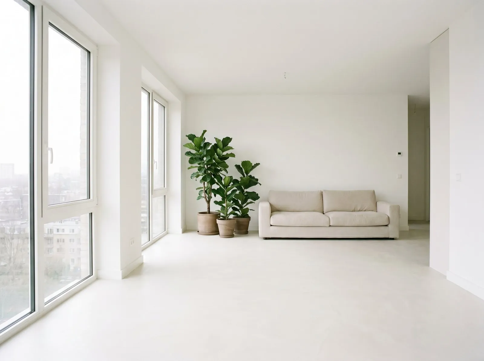 Microcement vloer — Nieuwbouw / dekvloer